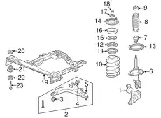 Рычаг подвески GM 15218622