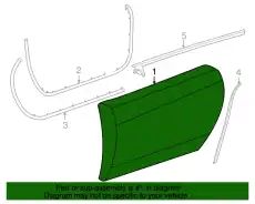 DOOR 15224386 GM