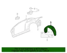 Подкрылок GM 15241192