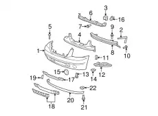 Решетка радиатора GM 15264513
