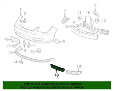 Решетка радиатора GM 15276074