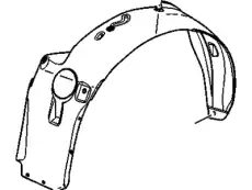 Подкрылок GM 15286086