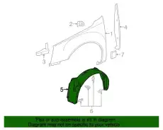 Подкрылок GM 15286087