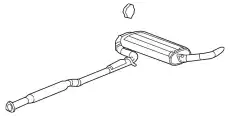 MUFFLER 15286603 GM