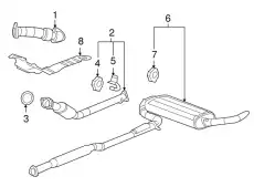 MUFFLER 15286603 GM