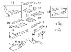 MUFFLER 15296917 GM