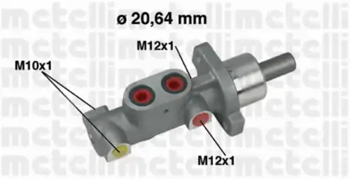 Цилиндр сцепления METELLI 05-0363
