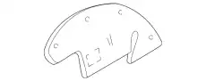Подкрылок GM 15686091