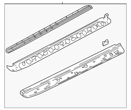 Порог правый 15718562 GM