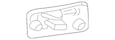 Ручка двери DAEWOO 15742233