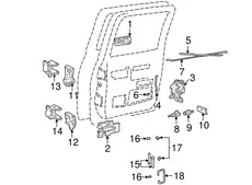 Ручка двери DAEWOO 15742233