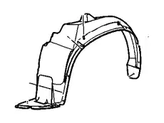 Подкрылок GM 15856031