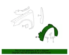 Подкрылок GM 15889233