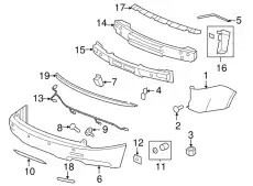 FASCIA 15890881 GM