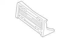 Кронштейн переднего бампера 15990676 GM