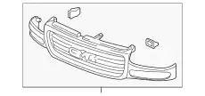 Решетка радиатора GM 19130789