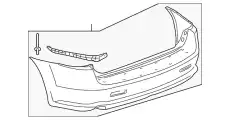 FASCIA 19168400 GM