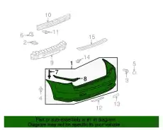 FASCIA 19168400 GM