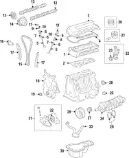 Распредвал GM 19185578