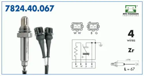 лямбда-зонд Citr 7824.40.067 MTE-THOMSON