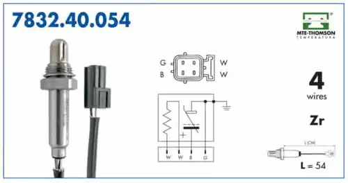 лямбда-зонд Rov 7832.40.054 MTE-THOMSON