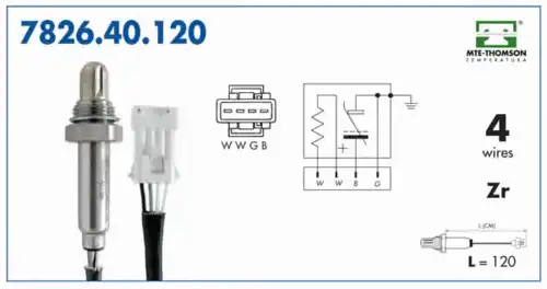 лямбда-зонд Citr 7826.40.120 MTE-THOMSON