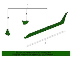 MOLDING 19256956 GM