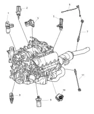 датчик киcлородный 56028766AA CHRYSLER