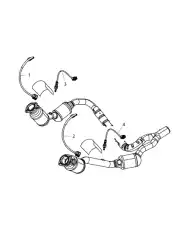 Датчик кислородный (K56029084AA) CHRYSLER