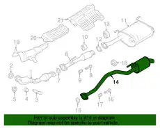F-MUFFLER 19316292 GM