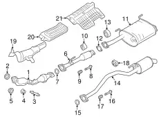 F-MUFFLER 19316292 GM