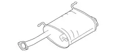 F-MUFFLER 19316295 GM