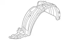 Подкрылок GM 19316724
