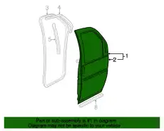 DOOR 19332325 GM