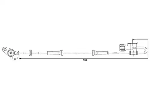 Датчик ABS BOSCH 0 265 006 383
