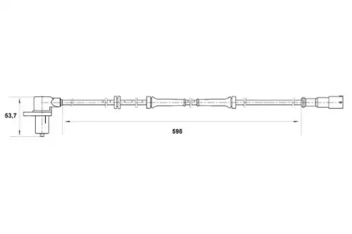 Датчик ABS BOSCH 0 265 006 458
