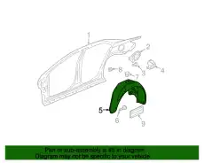 Подкрылок GM 20830612