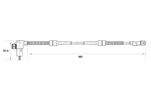 Датчик ABS BOSCH 0 265 006 528
