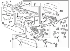 Подкрылок GM 20836987