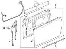 DOOR 20838061 GM