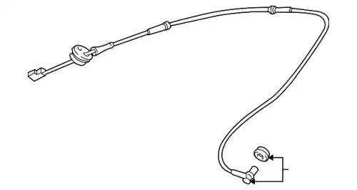Датчик ABS VAG 8E0 927 807 B