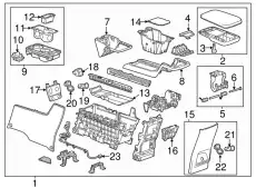 Подкрылок GM 20870610