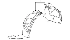 Подкрылок GM 20907204