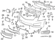 F-BRACKET 20939000 GM