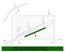 Ручка двери GM 20969769