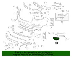 Решетка радиатора GM 20982389