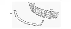 Решетка радиатора GM 20983791
