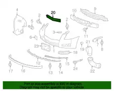 Решетка радиатора GM 20995555