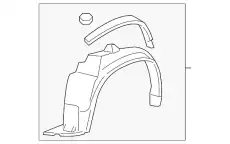 Подкрылок GM 22714693