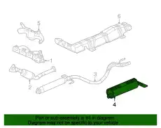 MUFFLER 22728721 GM